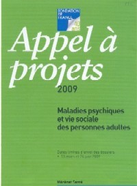 Affiche annonçant l'appel à projet de la Fondation de France autour du handicap psychique